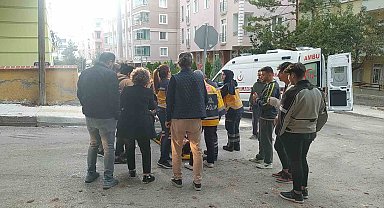 Otomobile çarpan bisiklet sürücüsü yaralandı