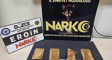 Otoyolda durdurulan araçta eroin ele geçirildi