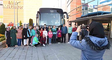 Özel bireyler ve ailelerinin Trabzon yolculuğu başladı