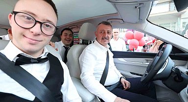 Özel çocuklar TOGG ile tur attı