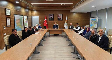 Özel çocuklardan Vali Coşkun'a ziyaret