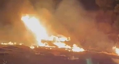 Park halindeki otomobil küle döndü