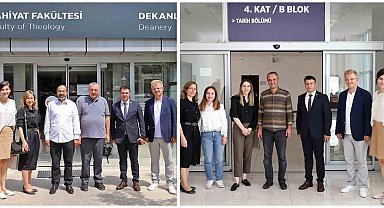 Projeleri desteklenen akademisyenlere tebrik ziyareti