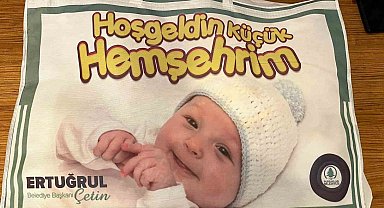 Pursaklar Belediyesinden bebeklere hoş geldin hediyesi
