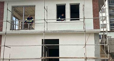 Pursaklar'da modern pazar alanı hızla yükseliyor