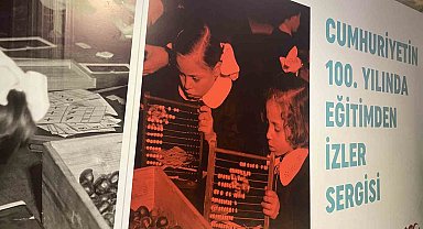 "Cumhuriyetin 100. Yılında Eğitimden İzler Sergisi" açıldı