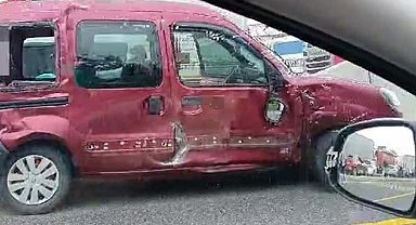 Refüje çarparak durdu: 1 yaralı