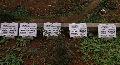 Rize'de dikkat çeken mezarların ilginç hikayesi