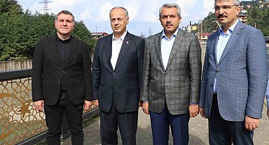 Rize'de son 2 yıl içinde yaşanan sellerde 3. kez çöken yolla ilgili inceleme başlatıldı