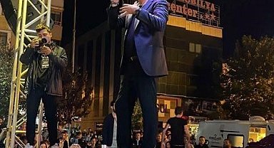 Safranbolu'da yağmur altında Hakan Peker fırtınası