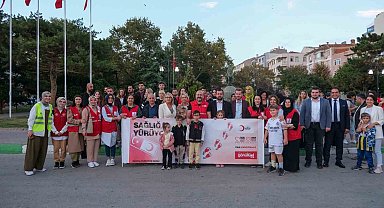 Sağlık için yürüdüler