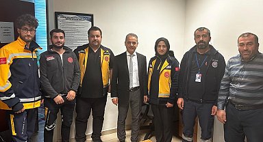 Sağlık Müdürü Tekin, Kemah İlçe Hastanesinde incelemelerde bulundu