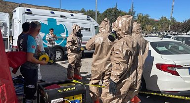 Sağlık personelinden gerçeğini aratmayan tatbikat