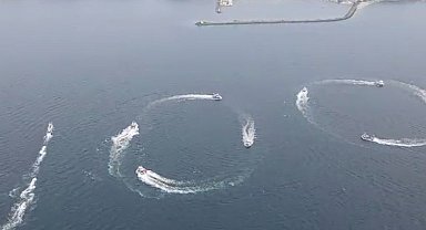 Sahil Güvenlik ve balıkçılardan 100. yıl koreografisi