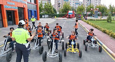 Şahinbeyli öğrencilere trafik eğitimi