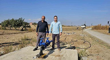 Salihli Mersinli Mahallesi'nde yeni sondaj kuyusu sevinci