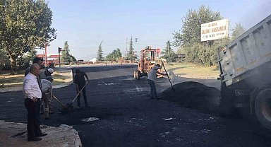 Salihli'de Şehit İlhan Varank Kavşağı asfaltlandı