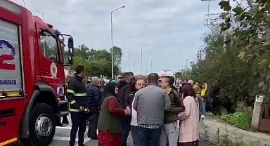 Samsun'da kaza sonrasında taraflar arasında gerginlik