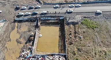 Sancaktepe'de 3 çocuğun hayatını kaybettiği alan dron ile görüntülendi