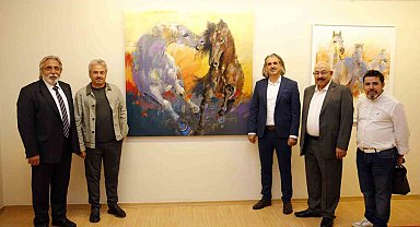 SANKO Sanat Galerisi'nde "bakışlar" temalı resim sergisi