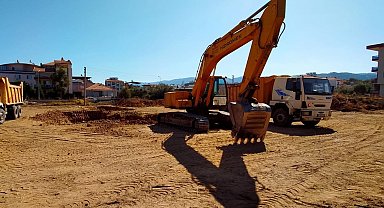 Sarıgöl'ün en büyük okulunun inşası başladı