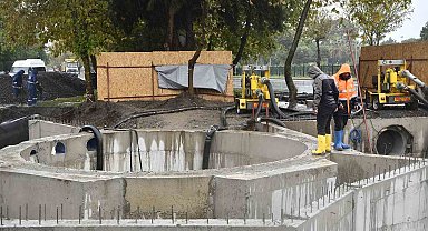 SASKİ, 204 personel 137 araç ve ekipmanla su baskınlarıyla mücadele etti