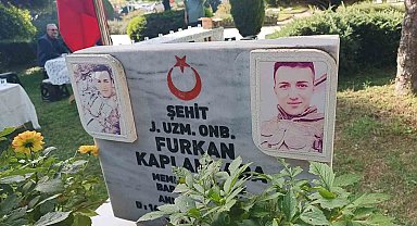 Şehit Furkan Kaplanbaba mezarı başında dualarla anıldı