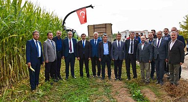 Silajlık mısır hasadı tarla günü etkinliği yapıldı
