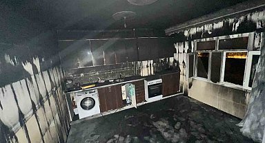 Silopi'de çıkan yangın evi küle çevirdi