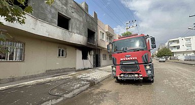 Silopi'de çıkan yangında ailenin dikkatiyle facia önlendi