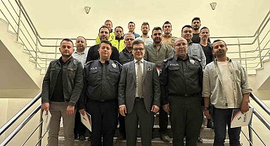 Simav İlçe Emniyet Müdürlüğü personeline başarı belgesi