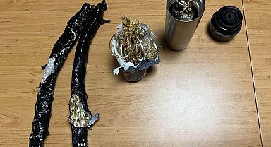 Sınırda kaçak altın ele geçirildi