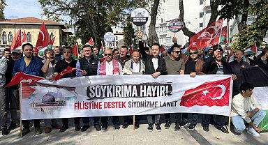 Sinop'ta Filistin'e destek, Siyonizm'e lanet mitingi