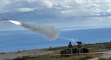 Sinop'ta hava savunma sistemleri eğitim atışı yapıldı