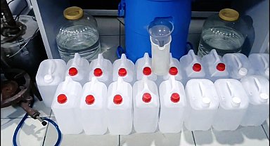 Sinop'ta kaçak alkol operasyonu: 4 gözaltı