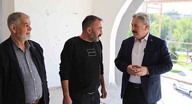 Şirintepe Mahallesi'nin kütüphanesi ve ikinci bahar evi tamamlanmak üzere