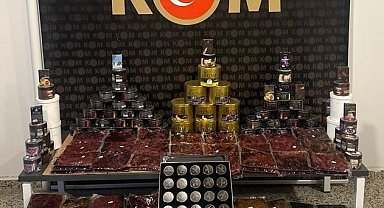 Sivas'ta kilolarca kaçak nargile tütünü ele geçirildi