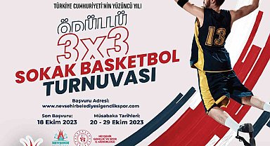 Sokak basketbol turnuvası için müracaatlar başladı