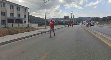 Söke'de ilçe protokolü 100. Yıl için koştu