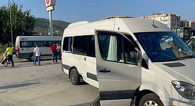 Söke'de öğrencileri korkutan kaza