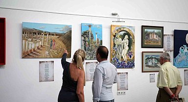 Stratonikeia resim ve şiir sergisi açıldı