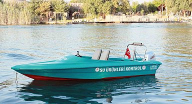Su ürünleri kontrol ve denetim teknesi hizmete girdi