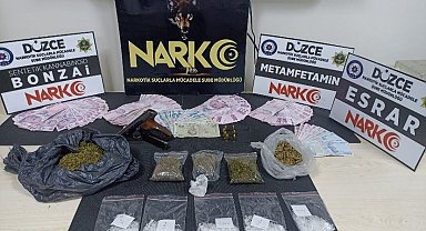 Şüphe üzerine durdurulan araçtan uyuşturucu madde çıktı