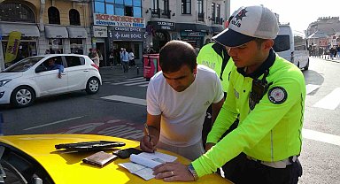 Taksim ile Karaköy arası için turistten 400 TL isteyen taksiciye ceza