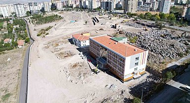 Talas Millet Bahçesi Eğitim Kampüsü hızla yükseliyor