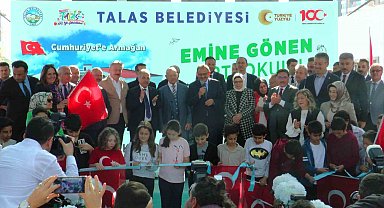 Talas'ta bir eğitim yuvası daha açıldı
