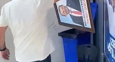 Tanju Özcan'ın fotoğrafının çöpe atılmasına ilişkin açıklama