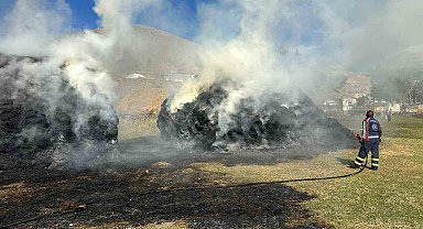 Taşlıçay'da ot yangını