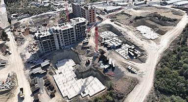 Tavşancıl TOKİ konutları hızla yükseliyor