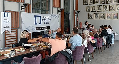 Tavşanlı Mimarlar Odası'nda kahvaltı buluşması